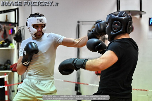 2019-05-30 Milano - pound4pound boxe gym 1077 Marco Meneghin vs Alex Avella